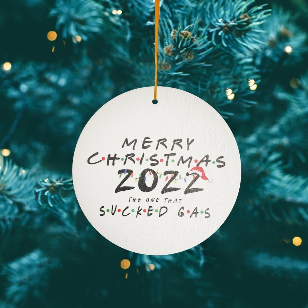 2022  Christmas Tree Ornament MERRY CHRISTMAS Hanging Decoration Gifts For All